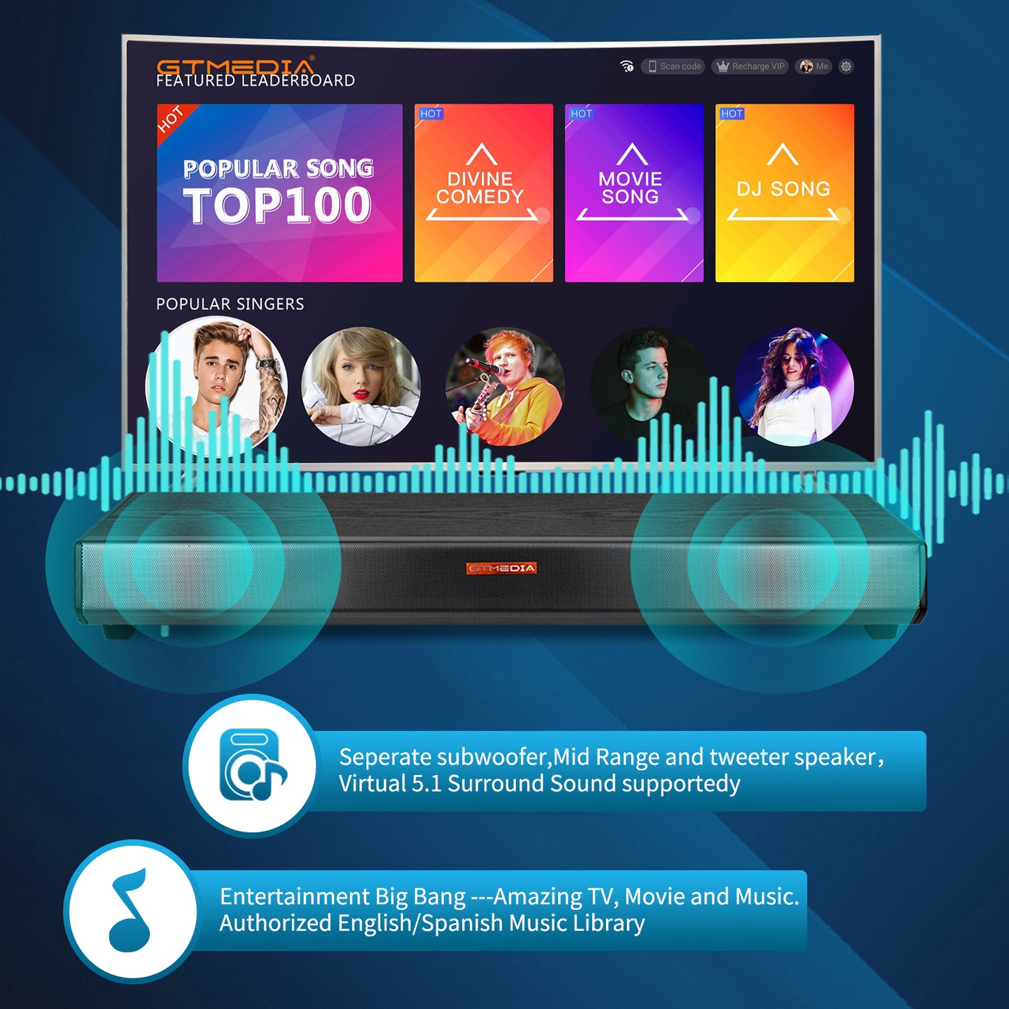 TV Sound Blaster - A3 (FREE SHIPPING)