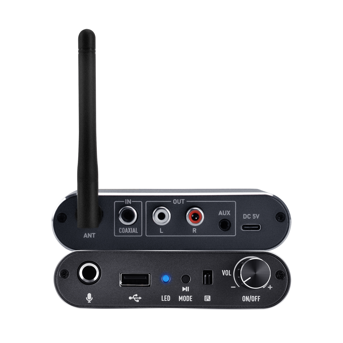 GTMEDIA A1 DAC Bluetooth 5.2 Audio Receiver Coaxial with IR Remote