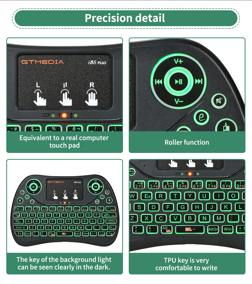 i8X-PLUS Keyboard - Spanish (FREE SHIPPING)