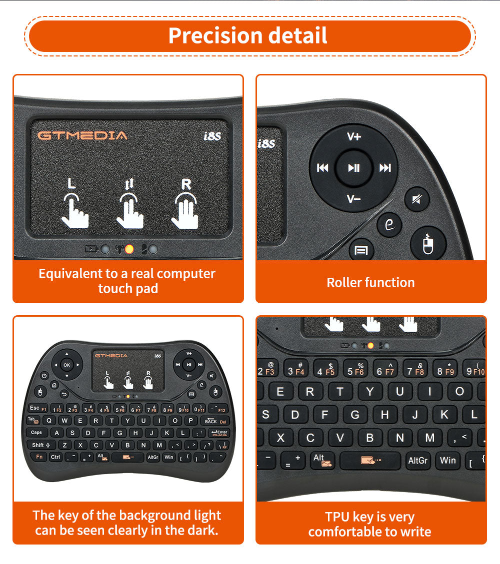 i8S Keyboard - Spanish (FREE SHIPPING)