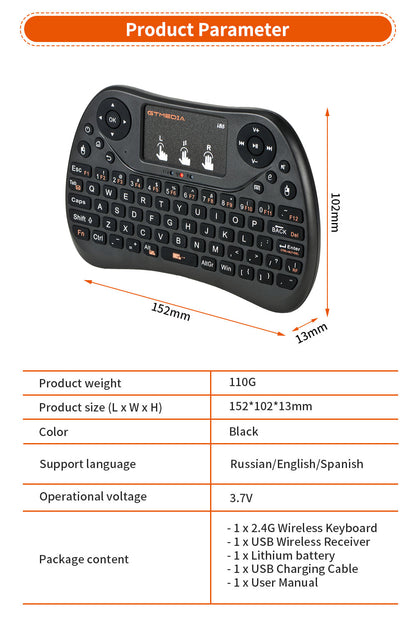 i8S Keyboard - Spanish (FREE SHIPPING)