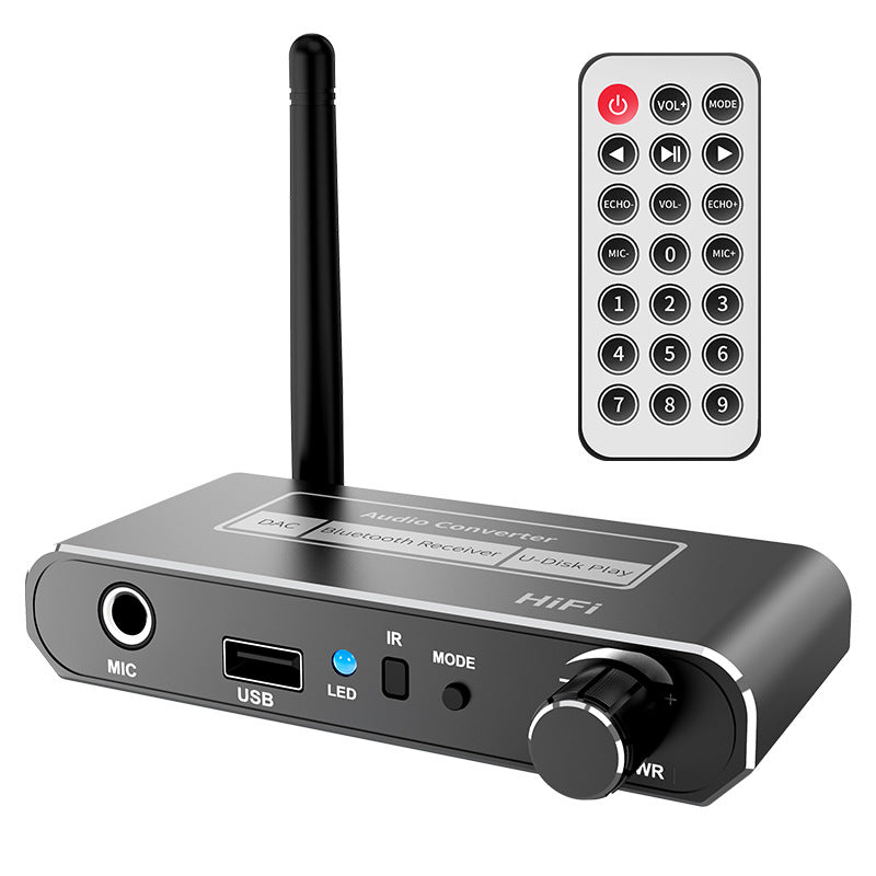 GTMEDIA R8 Bluetooth 5.2 Receptor de Audio Coaxial HD Baja Latencia 