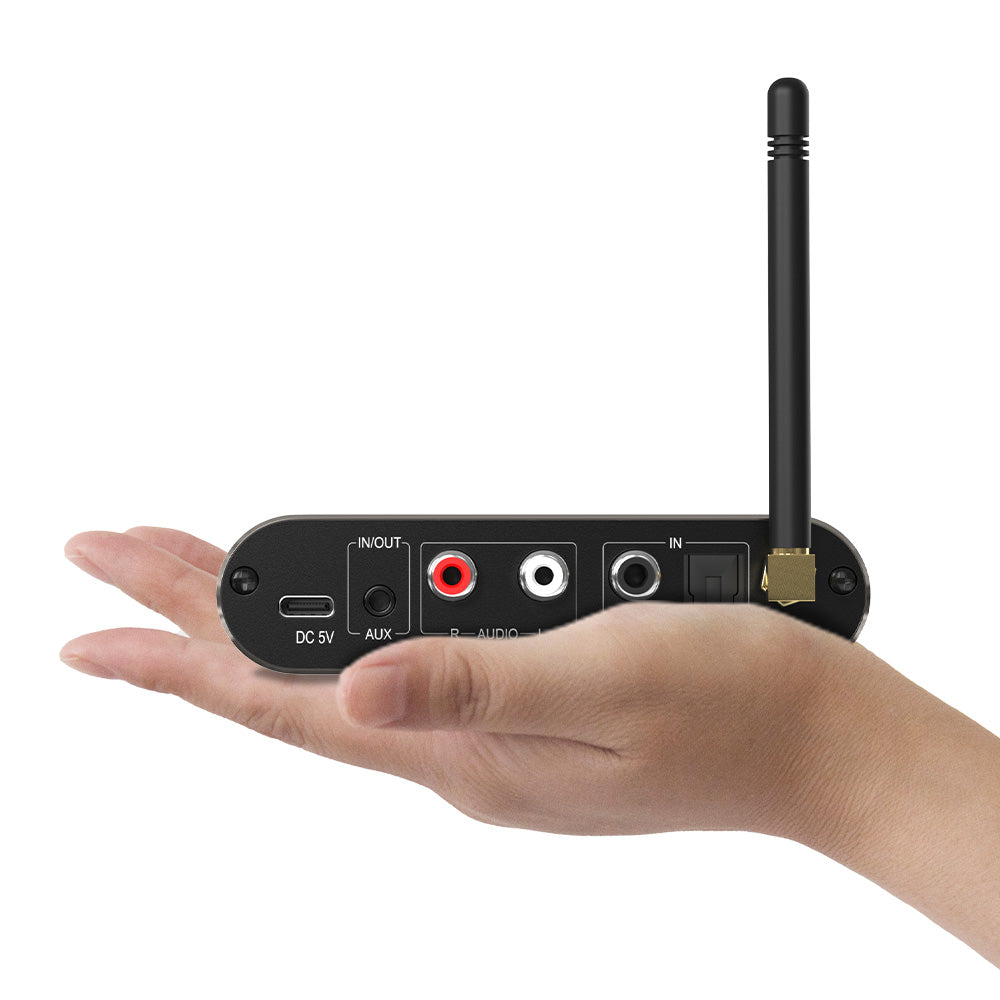 GTMEDIA 6-in-1 Bluetooth 5.1 Receiver Transmitter Low Latency Optical